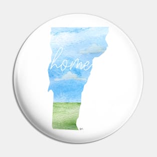 Vermont Home State Pin