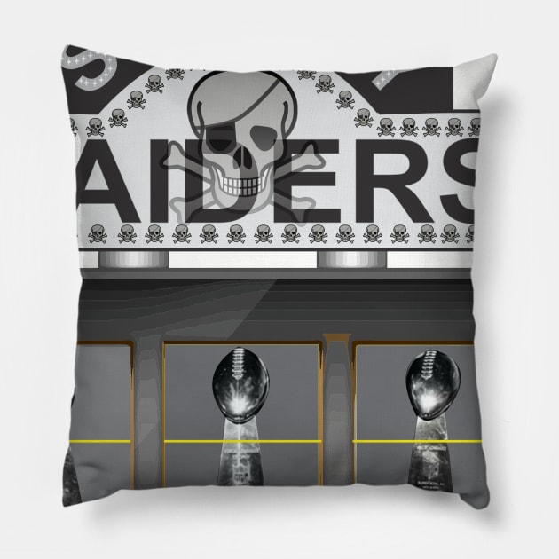 Raiders Slot Pillow by Cavalrysword