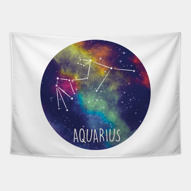 Aquarius Tapestry by The Pastel Sadist