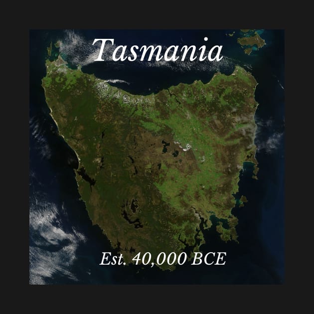 Tasmania, EST. 40,000BCE by Rosettemusicandguitar