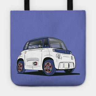 Citroen Ami electric car in white Tote