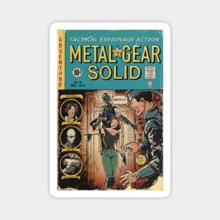 Metal Gear Solid fan art comic cover Magnet