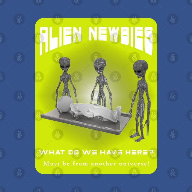 Alien Newbies - Yellow and White by The Black Panther