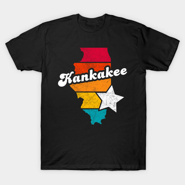 Discover Kankakee Illinois Vintage Distressed Souvenir - Kankakee Illinois - T-Shirt