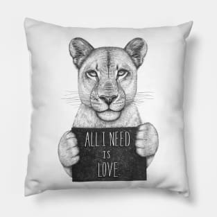 All I need is love Pillow