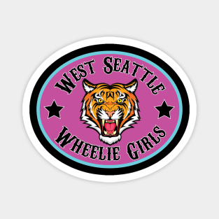 West Seattle Wheelie Girls Magnet