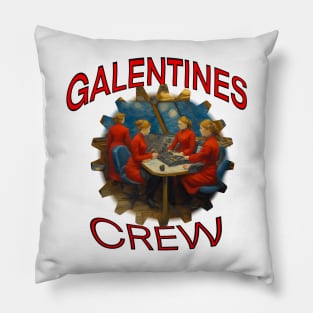 Galentines crew Van Gogh style Pillow