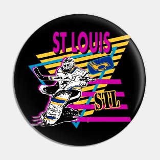 St Louis Neon Hockey Pin