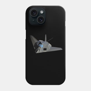 American Stealth Attack Aircraft F-117 Phone Case