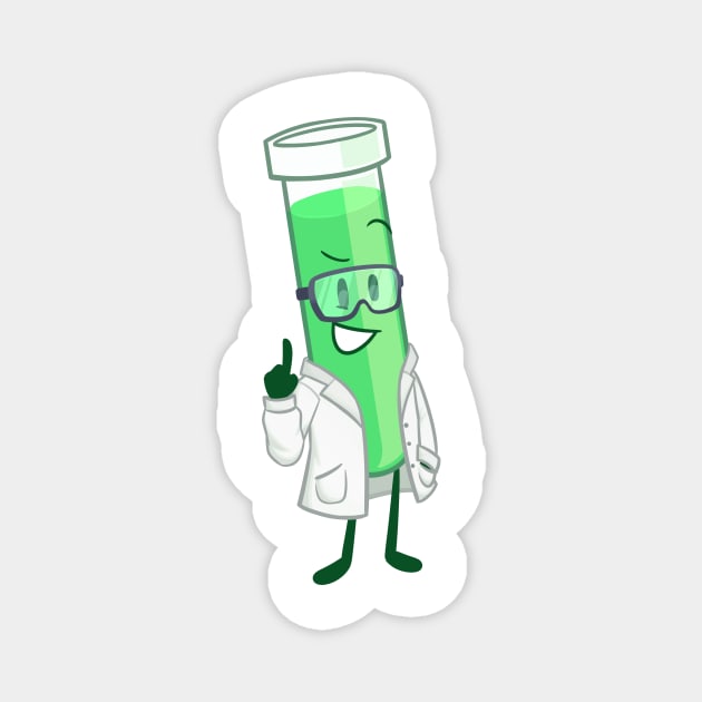 Test Tube (Inanimate Insanity) Magnet by PuppyRelp