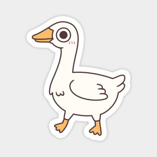 Cute Silly Looking Goose Magnet