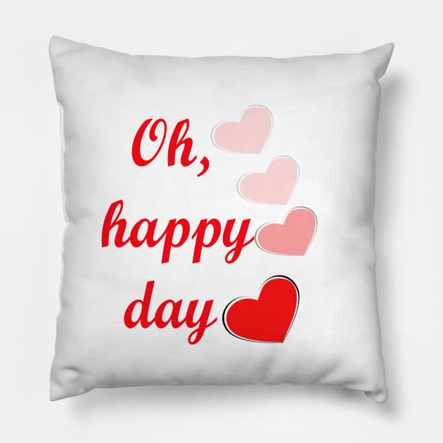 happy day Pillow by Zaina750