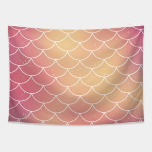 Fish texture pattern Tapestry