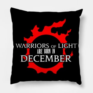 Warriors of Light are born in December Birthday gift Pillow