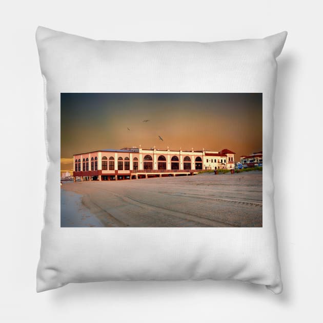 Music Pier Ocean City NJ Pillow by JimDeFazioPhotography