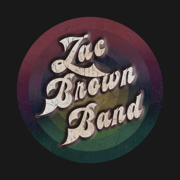 retro vintage circle Zac Brown Band by NamaMarket01