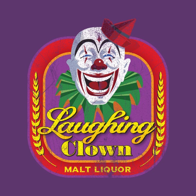 Laughing Clown Malt Liquor by MindsparkCreative