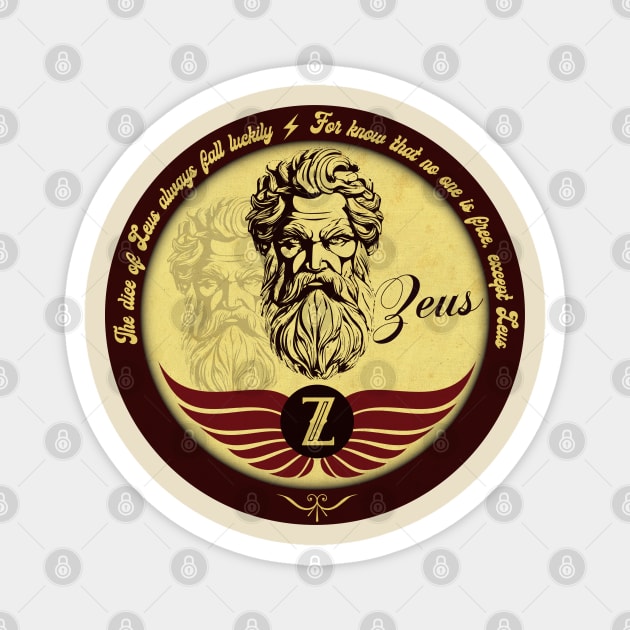 The Dice of Zeus Magnet by CTShirts