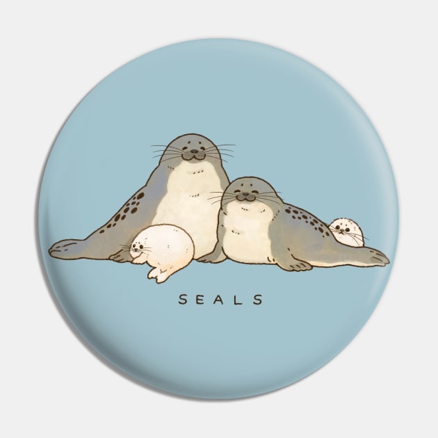 Ringed Seal Family Pin by You Miichi