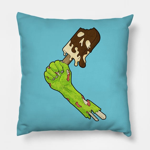 Zombie-sicle Pillow by NRDesign