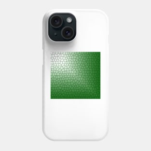 Glass broken green Effect Phone Case