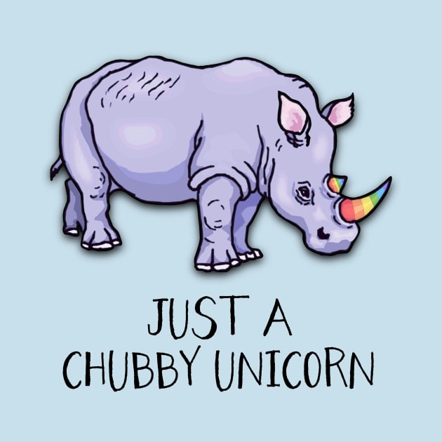 Chubby Unicorn (Rhino) by JasonLloyd