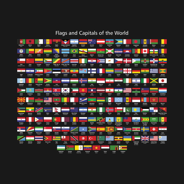 Flags and Capitals of the World HN by YooY Studio