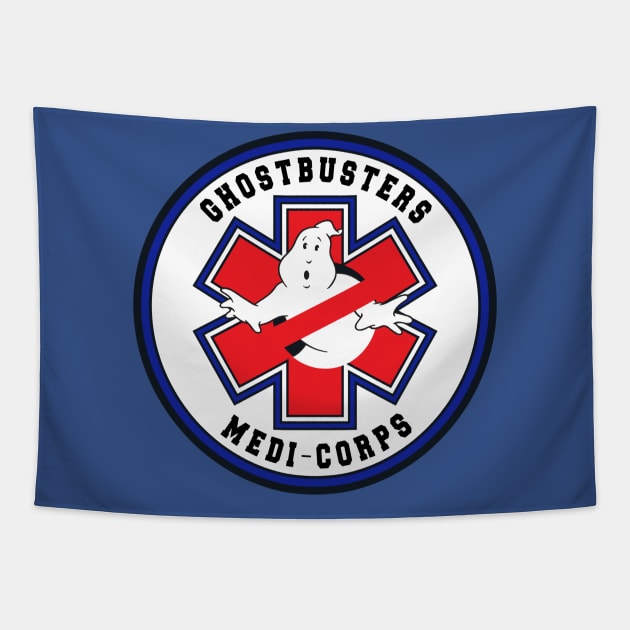 Ghostbusters Medi-Corps Classic Logo Tapestry by Ghostbustersmedicorps