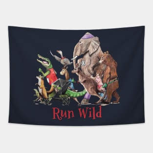 Run Wild Tapestry