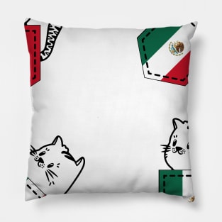 Patriotic Pocket Pussy - Cat Lover -  Mexican Patriot Pillow