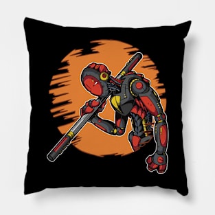 Robots of the Broken Sun Pillow