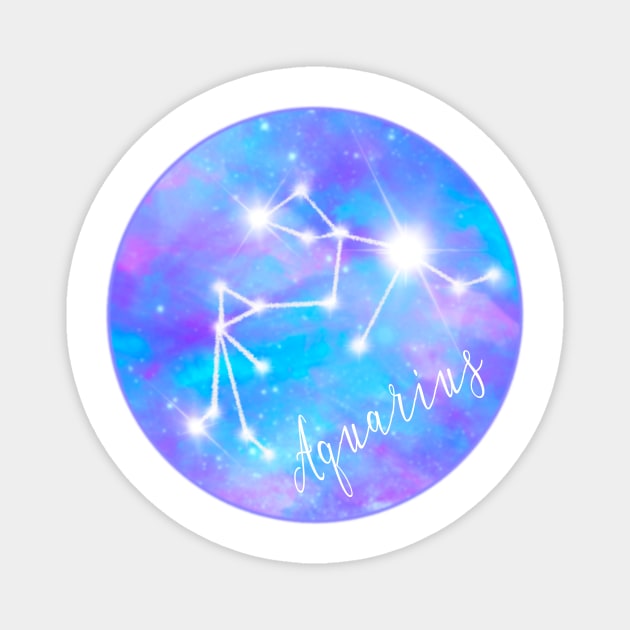Aquarius zodiac sign Magnet by Orangerinka