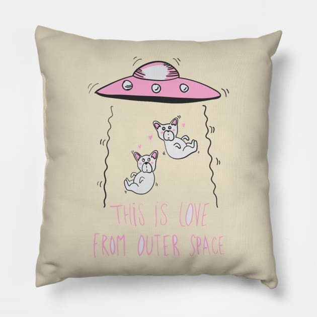 This is love Pillow by FunnyHedgehog