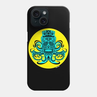 navy corsair in death pattern mandala ecopop Phone Case