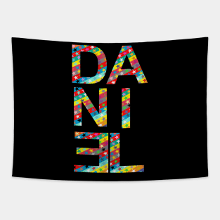 Daniel, name, typography Tapestry