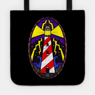 Traditional lighthouse Tote