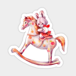 Cute little bunny rabbit Magnet