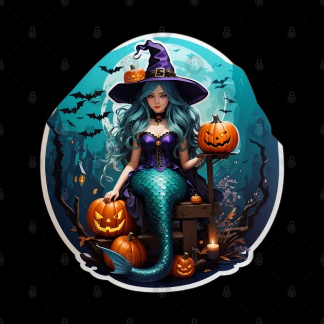 Blue Nightmare All Hallows Eve Mermaid by MGRCLimon