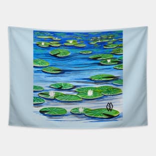 Lily pads on the lake Tapestry