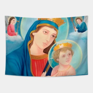 Our Lady of Perpetual Help Catholic Tapestry