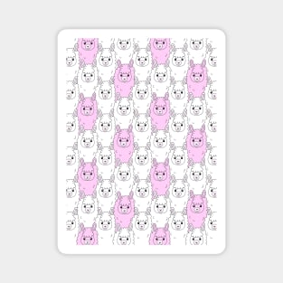 Cute llaama pattern Magnet