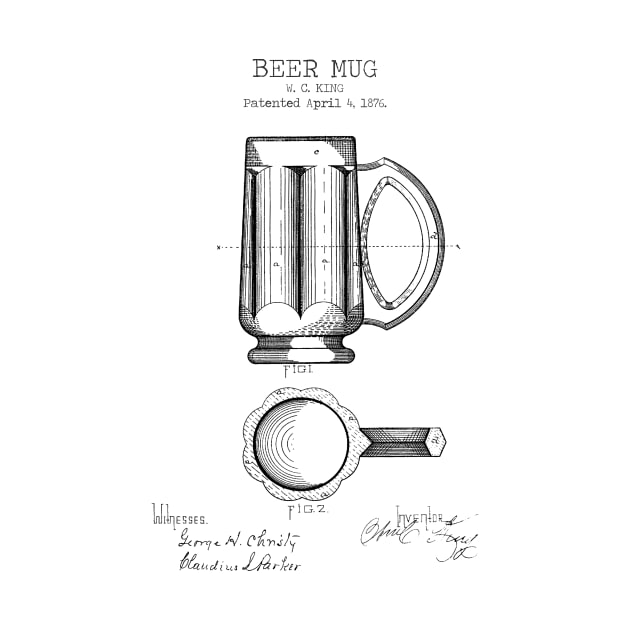 BEER MUG patent by Dennson Creative