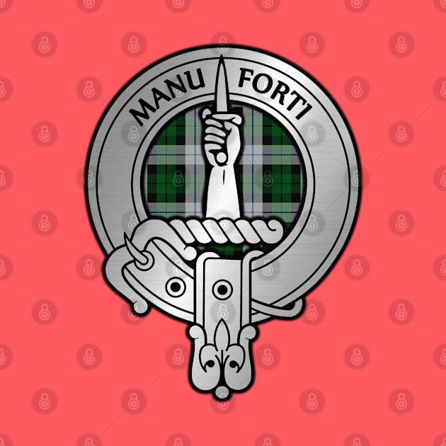 Clan MacKay Crest &Dress Tartan by Taylor'd Designs