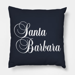 Santa Barbara TV Show Logo Pillow