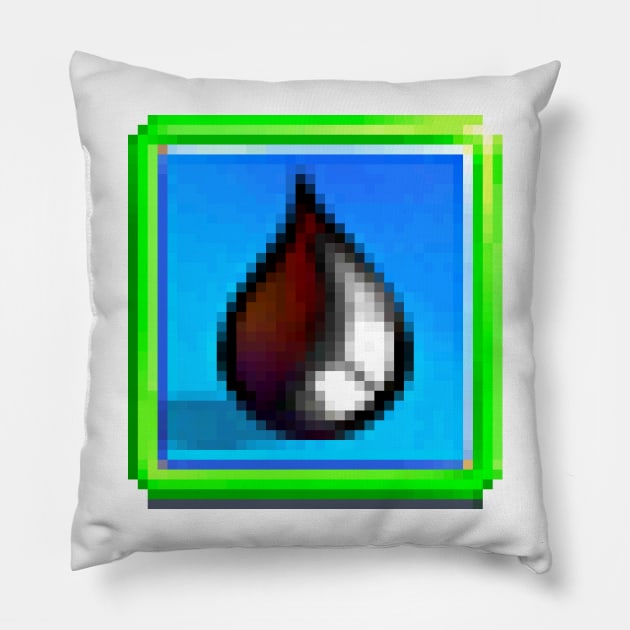 Oil Slick Sprite Pillow by SpriteGuy95