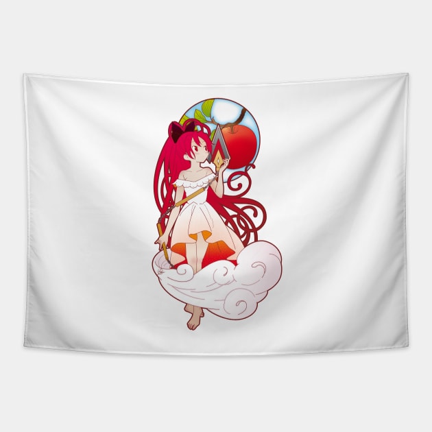 Kyoko Sakura - Nouveau edit Tapestry by YueGraphicDesign