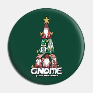 Gnome Place Like Home- Xmas Pin