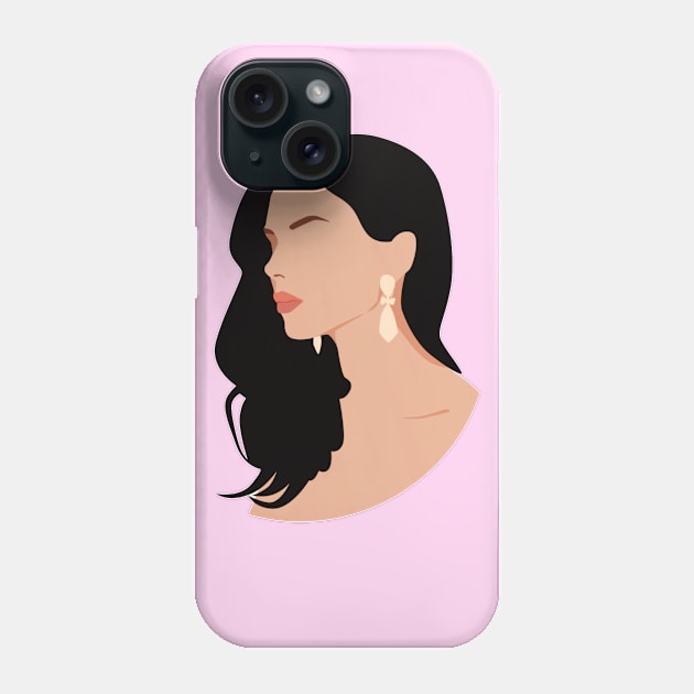 Beautiful Lady Phone Case by ctrlzie