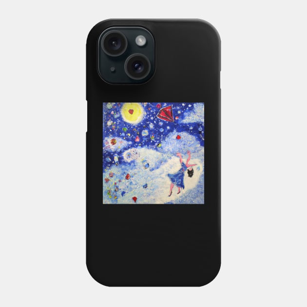 Lucy in the sky with diamonds Phone Case by valsevent