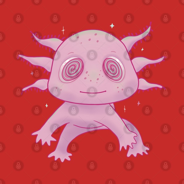 Hypnotizing  Axolotl by Character Alley